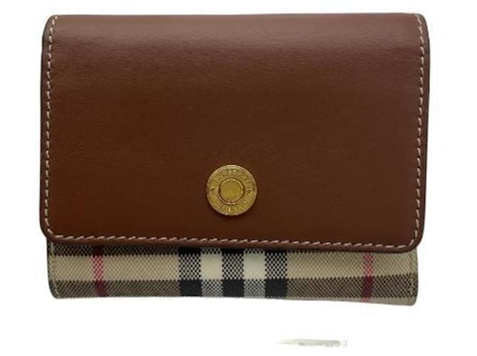 Burberry Check Link Brown Cloth  ref.1222015