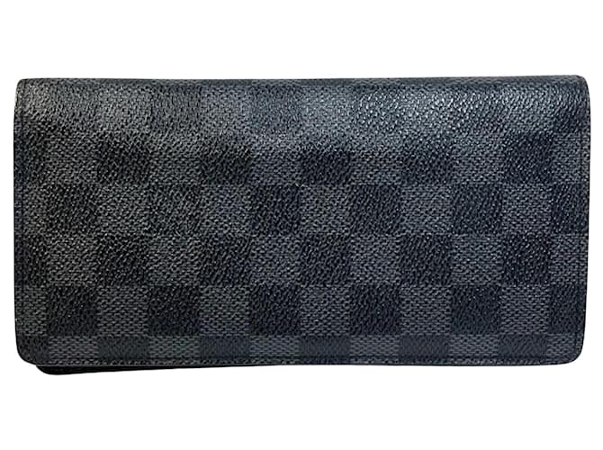 Louis Vuitton Brazza Black Cloth  ref.1222016