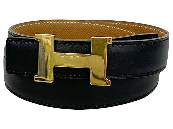 Hermès Hermes H Black Leather  ref.1222037