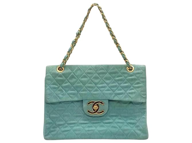 Bolsa de aba Chanel Azul John  ref.1222056