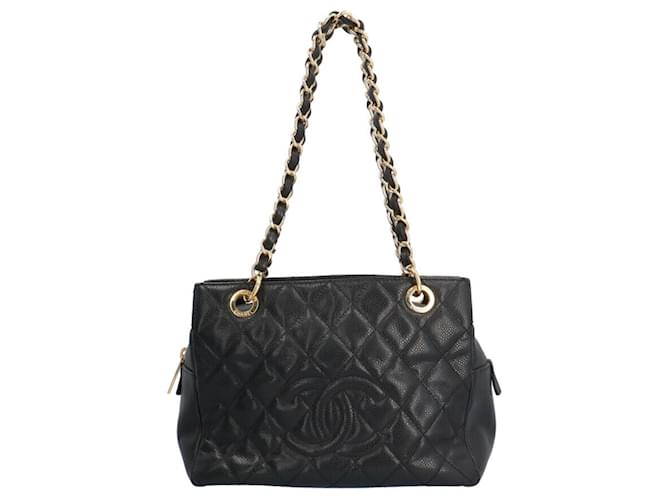 Timeless Chanel Black Leather  ref.1222060