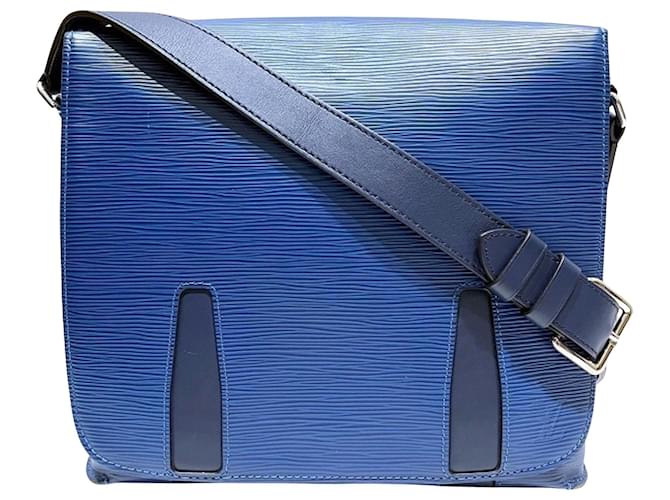 Louis Vuitton Blue Leather  ref.1222073