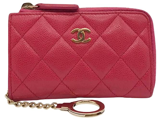 Timeless Chanel Matelassé Pink Leder  ref.1222081