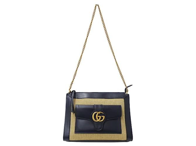 Gucci -- Navy blue Leather  ref.1222084