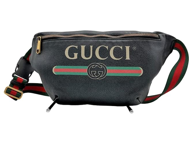 Línea Gucci Shima Negro Cuero  ref.1222100