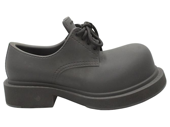 Balenciaga Chaussures Derby Steroid en Caoutchouc EVA Noir  ref.1222124