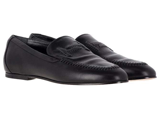 Tod's Loafer aus schwarzem Leder  ref.1222147