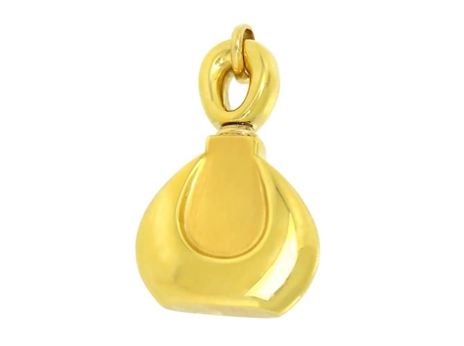 Van Cleef & Arpels 18K Parfümflaschen-Anhänger Golden Metall Gelbes Gold  ref.1222171