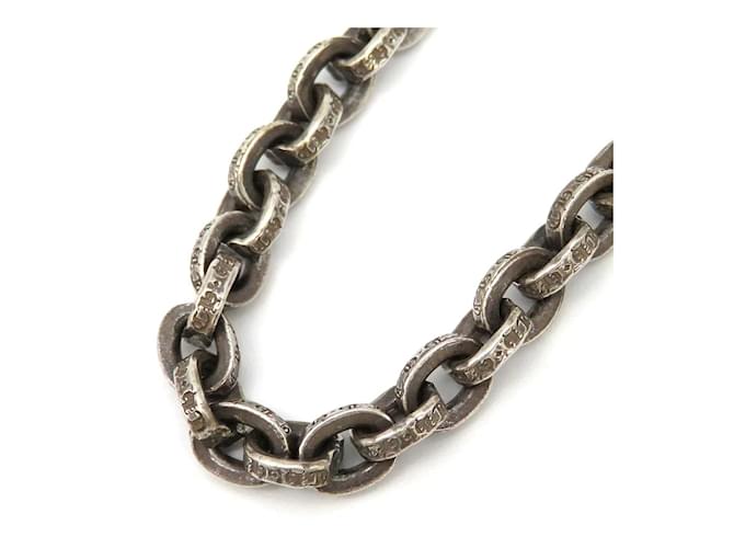 Chrome Hearts Paper Chain Necklace Silvery Silver Metal  ref.1222219
