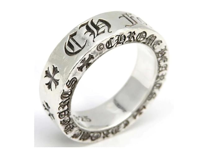 Chrome Hearts CH Forever Ring Silber Geld Metall  ref.1222231