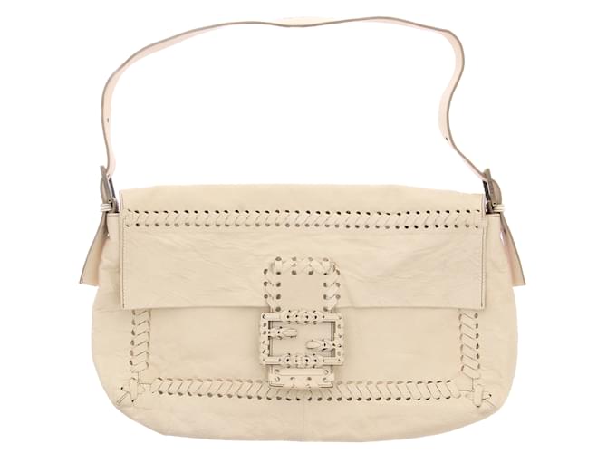 FENDI  Handbags T.  leather White  ref.1222247