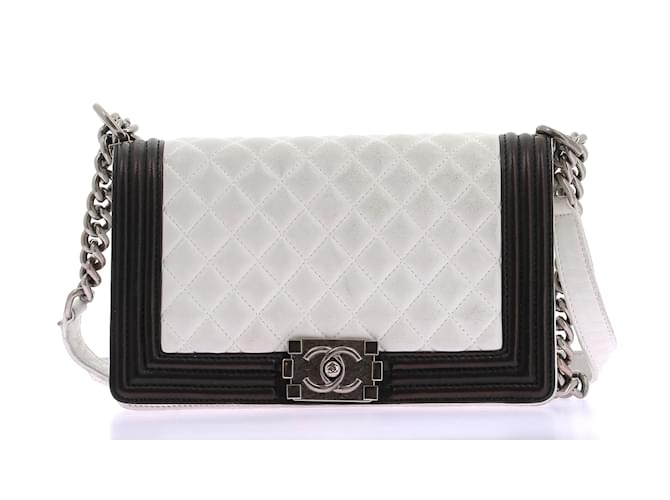 CHANEL Sacs T.  Cuir Blanc  ref.1222260