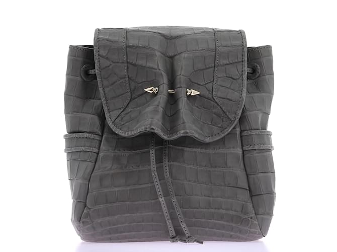 Autre Marque YLIANA YEPEZ  Handbags T.  leather Grey  ref.1222262