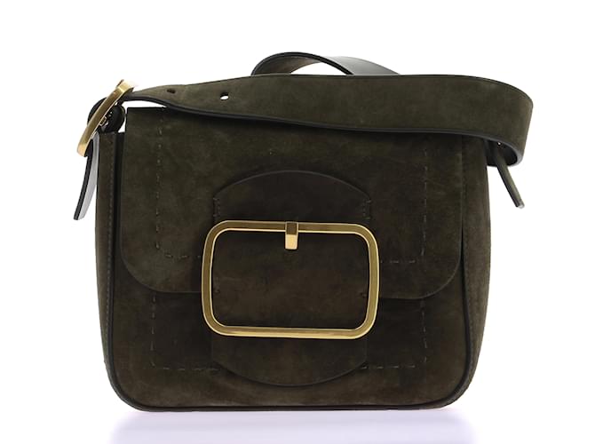 TORY BURCH  Handbags T.  velvet Khaki  ref.1222268