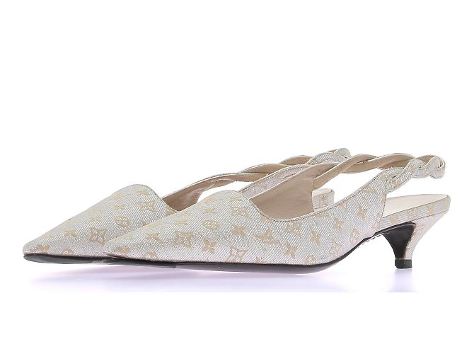 Louis Vuitton mules & clogs T.EU 37 Leather Silvery