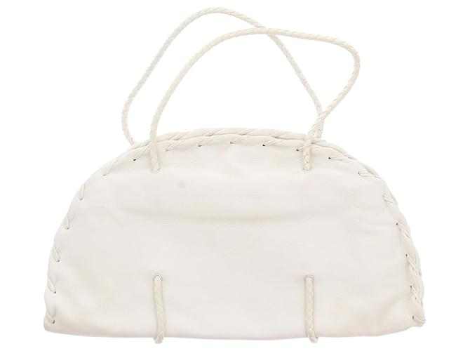 BOTTEGA VENETA  Handbags T.  leather White  ref.1222304