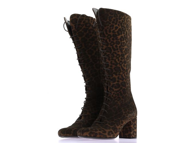 Saint Laurent Stiefel T.EU 37 Leder Braun