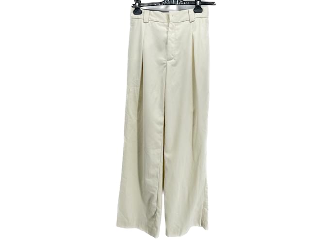 CLOSED  Trousers T.US 26 polyester Cream  ref.1222335