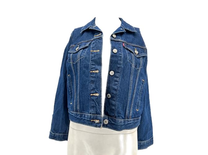 LEVI'S  Jackets T.International S Cotton Blue  ref.1222355