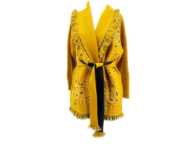 ALANUI  Knitwear T.International S Wool Yellow  ref.1222384