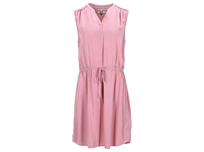 Tommy Hilfiger Womens Waist Tie Dress Pink Viscose Cellulose fibre  ref.1222576