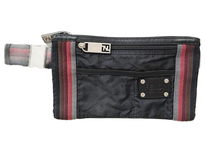 Fendi Handbags Black Nylon  ref.1222691