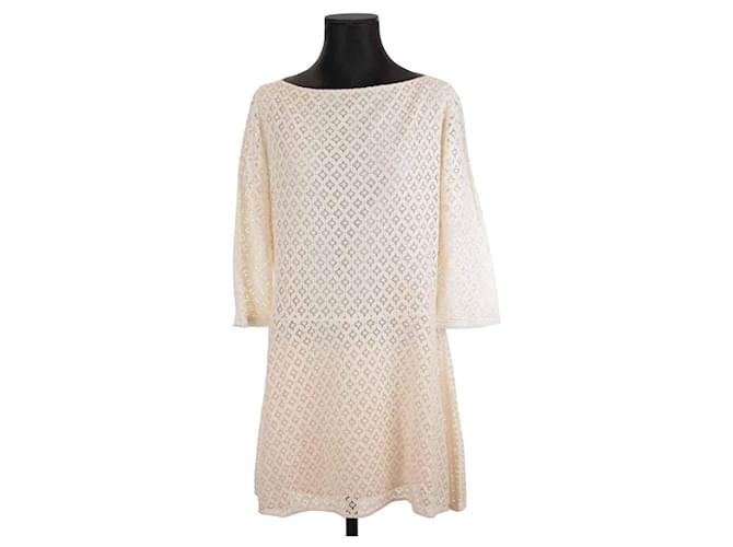 See by Chloé Dress with lace White  ref.1222783