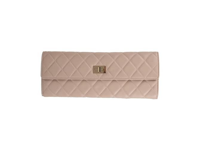 Chanel Quilted Leather Jewelry Pouch Pink  ref.1222795