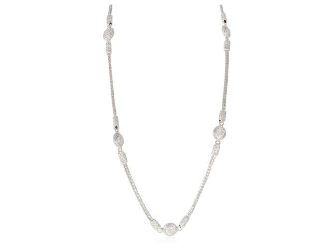 Autre Marque John Hardy 5 Station Diamond Necklace in Sterling Silver 1.20 ctw  ref.1222811