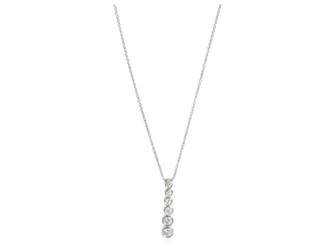 Tiffany & Co TIFFANY Y COMPAÑIA. Colgante de diamantes Jazz en platino 0.45 por cierto  ref.1222830