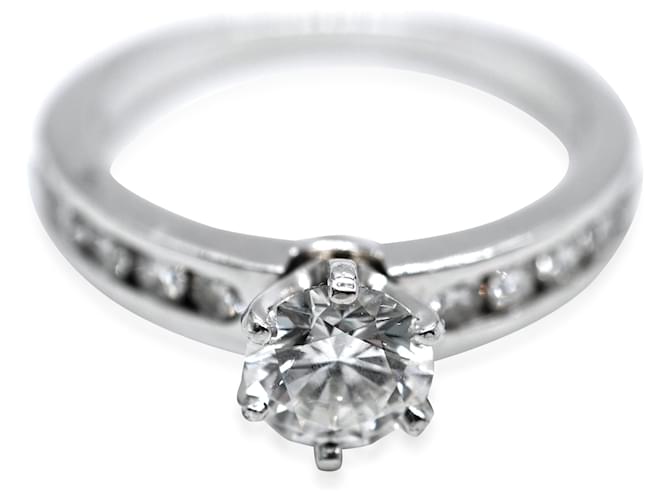TIFFANY & CO. Anello di fidanzamento con diamante in platino G VVS1 1.05 ctw  ref.1222833