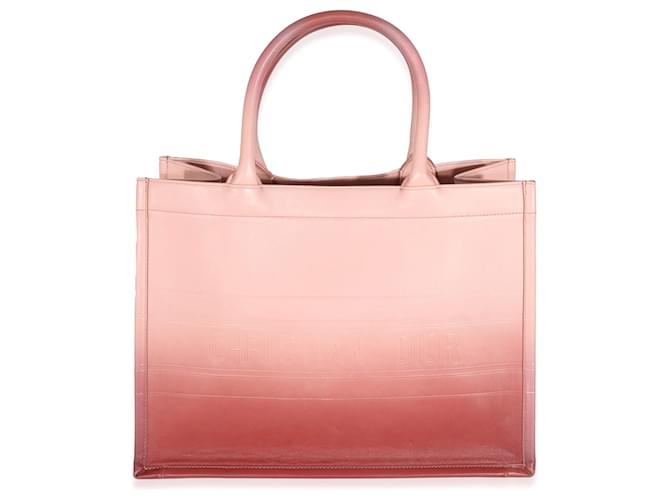 Bolsa média de couro gradiente rosa Christian Dior  ref.1222845