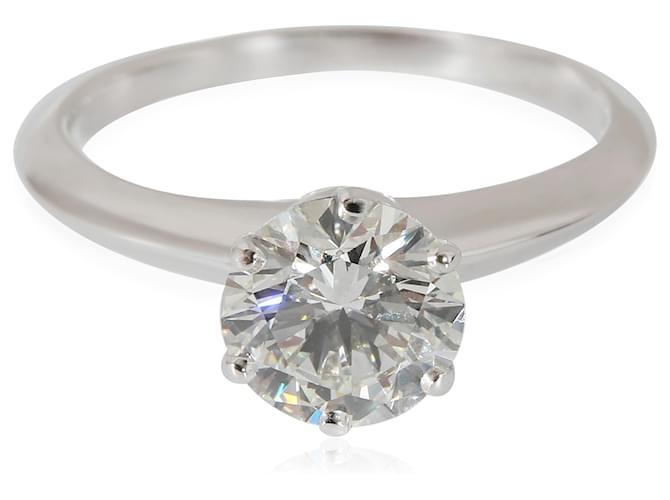 TIFFANY & CO. Anello di fidanzamento con diamante in platino I VVS2 1.29 ctw  ref.1222893