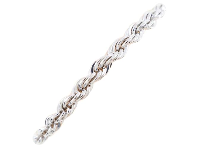 Tiffany & Co Twisted Chain Combi Silvery Silver  ref.1223019