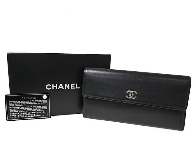 Chanel Black Leather  ref.1223055