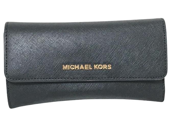 Michael Kors Black Leather  ref.1223175