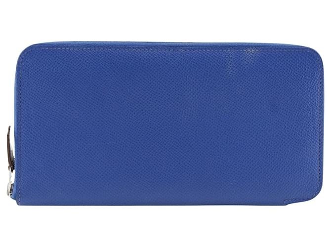 Hermès Silk'In Blue Leather  ref.1223256
