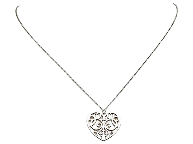 Tiffany & Co Heart Silvery Silver  ref.1223270