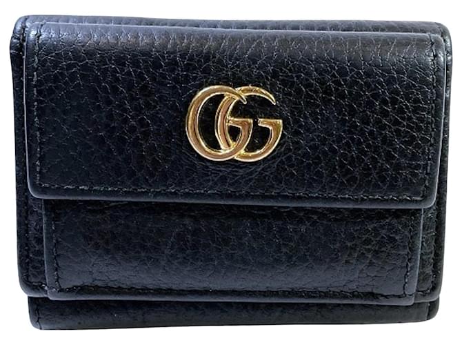 Gucci GG Marmont Black Leather  ref.1223273