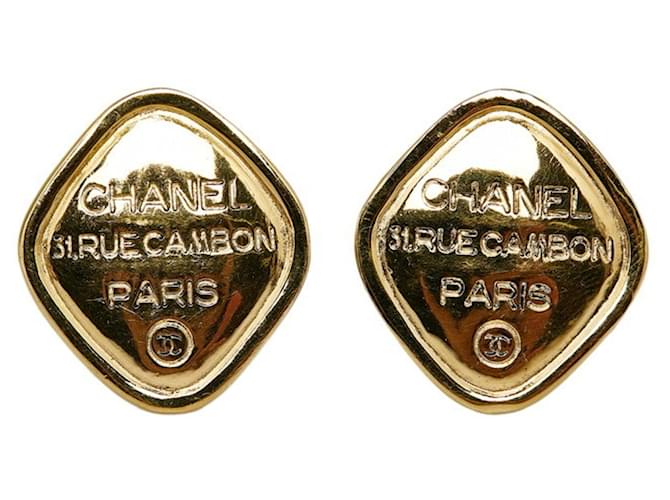 Chanel Cambon Golden Gold-plated  ref.1223279