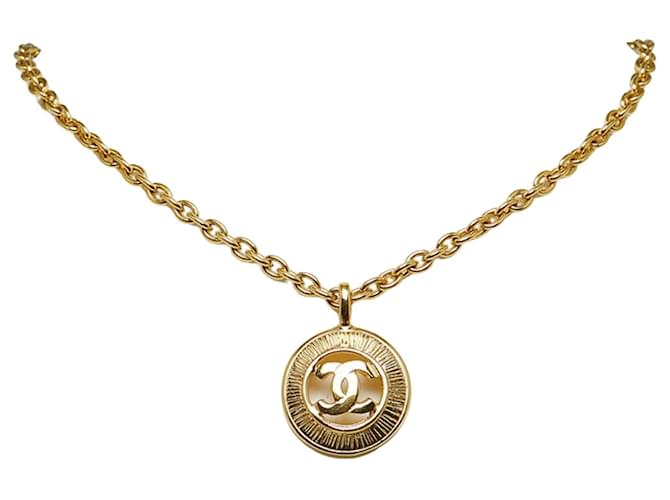 Timeless Chanel COCO Mark Golden Metal  ref.1223281