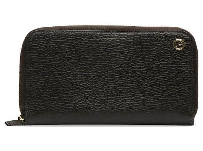 gucci Brown Leather  ref.1223283