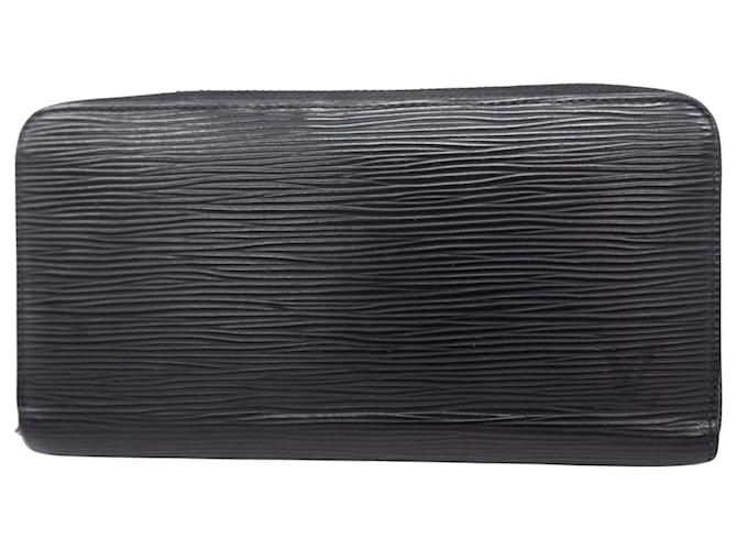 Louis Vuitton Zippy Black Leather  ref.1223325