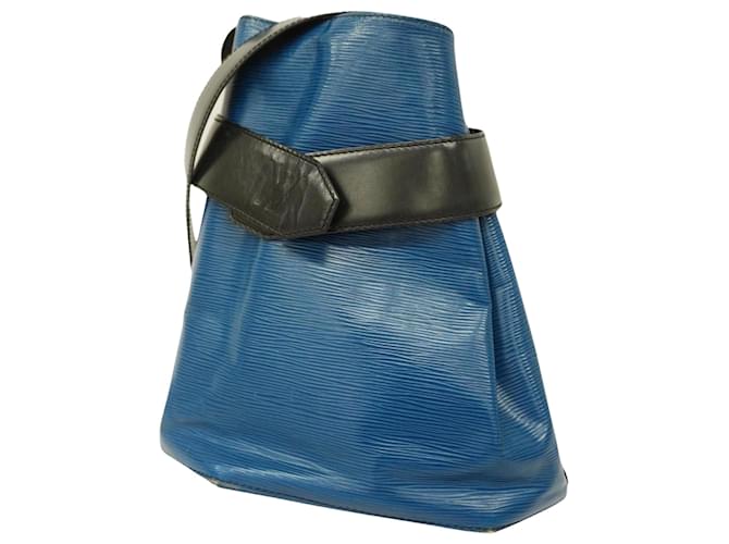 Louis Vuitton Sac d'epaule Blue Leather  ref.1223339