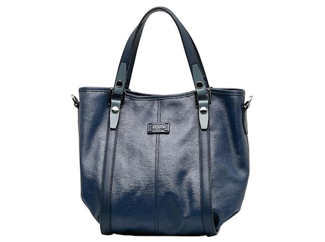 TOD'S Blu Pelle  ref.1223382