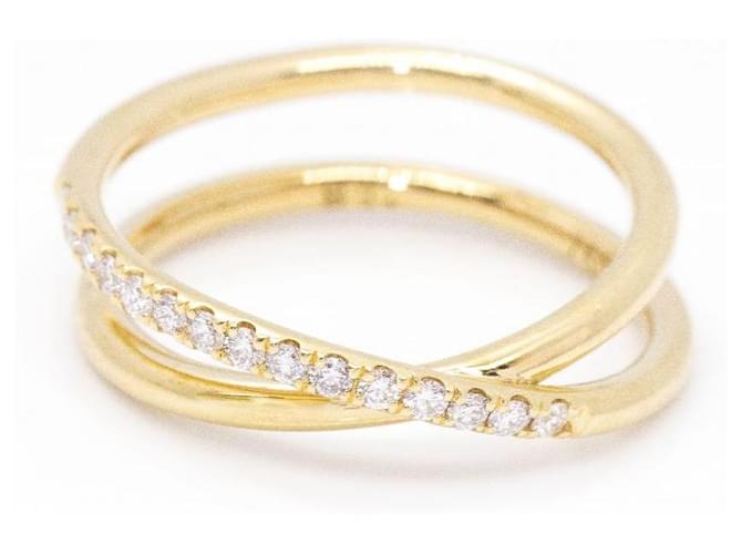 Autre Marque HOPE Ring in Yellow Gold and Diamonds Golden  ref.1223408