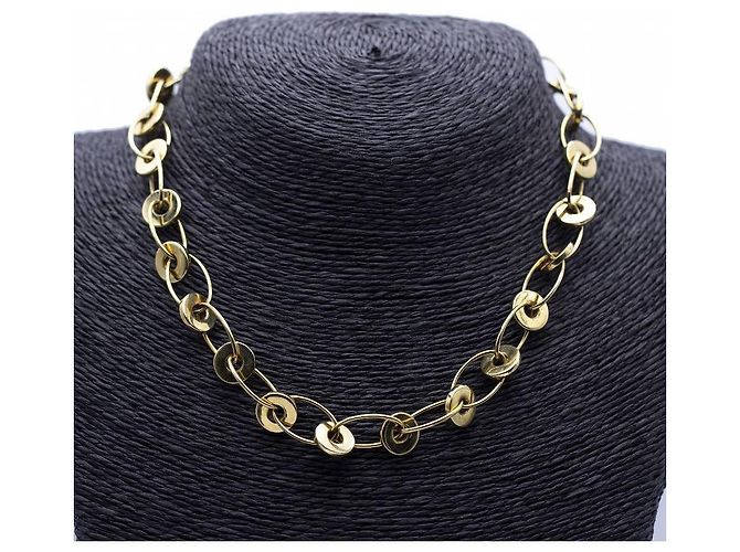 Autre Marque Collana a cerchio in oro giallo D'oro