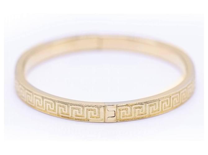 Autre Marque Greek style rigid gold bracelet. Dorado Oro amarillo  ref.1223494