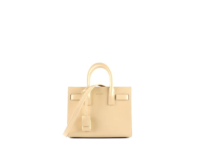SAINT LAURENT  Handbags T.  leather Beige  ref.1223572