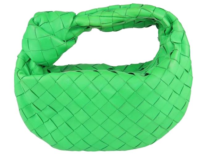 Bottega Veneta Green Intrecciato Mini Jodie Bag Leather  ref.1223587